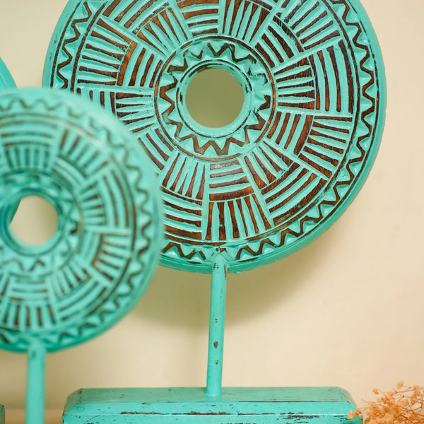 #TurquioseRusticRounds