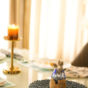 TIMBER KALA'S BLUE LINE GLASS ROOTS FOR DECOR