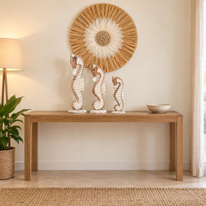 TIMBER KALA'S SEAHORSES WITH GRASS WOOD FUSION FOR DECOR