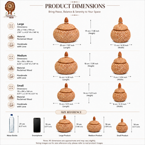 #BrownHandcraftedTreasureJars