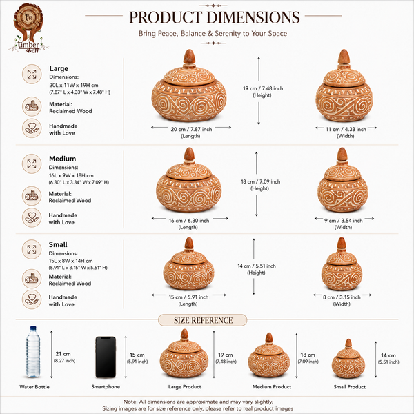 #BrownHandcraftedTreasureJars