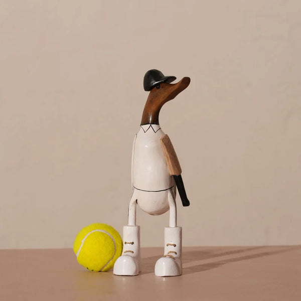 TIMBERKALA'S CRICKETER SWAGGER DUCK FOR DECOR