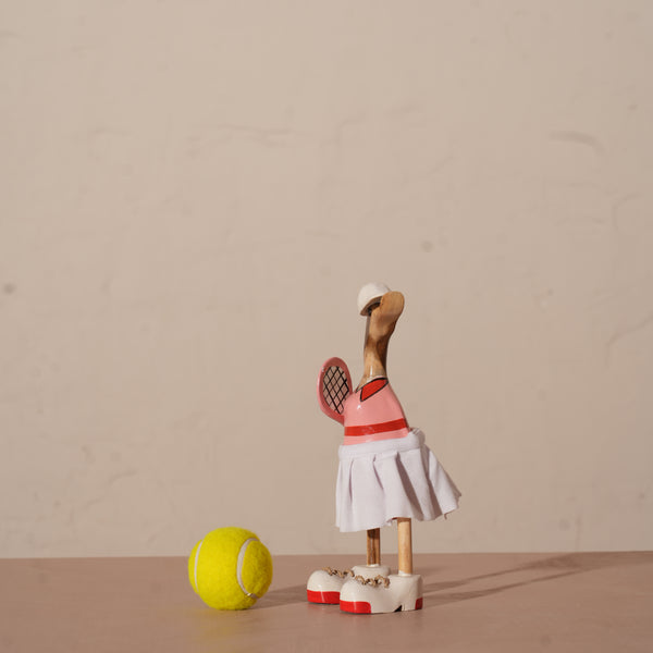 TIMBERKALA'S RACCQUET GIRL SWAGGER DUCK FOR DECOR