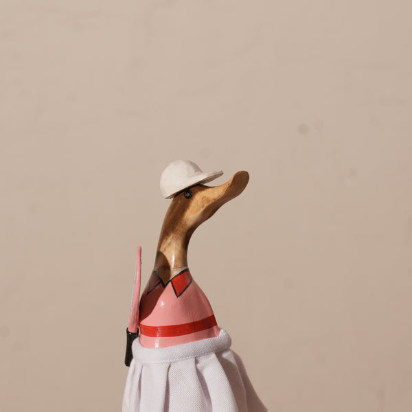 TIMBERKALA'S RACCQUET GIRL SWAGGER DUCK FOR DECOR