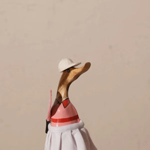 TIMBERKALA'S RACCQUET GIRL SWAGGER DUCK FOR DECOR