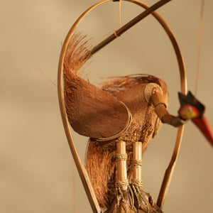 TIMBERKALA'S SINGLE DANCING CRANE CELESTIAL CHIMES FOR DECOR