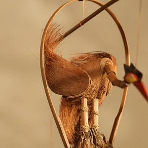 TIMBERKALA'S SINGLE DANCING CRANE CELESTIAL CHIMES FOR DECOR