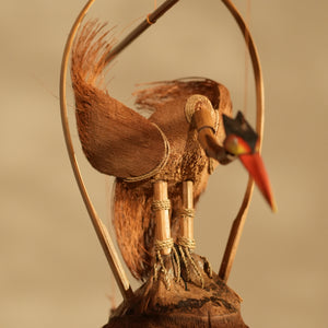 TIMBERKALA'S SINGLE DANCING CRANE CELESTIAL CHIMES FOR DECOR