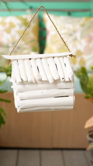 TIMBER KALA’S DOUBLE ROOF BIRD HOUSE FOR DECOR