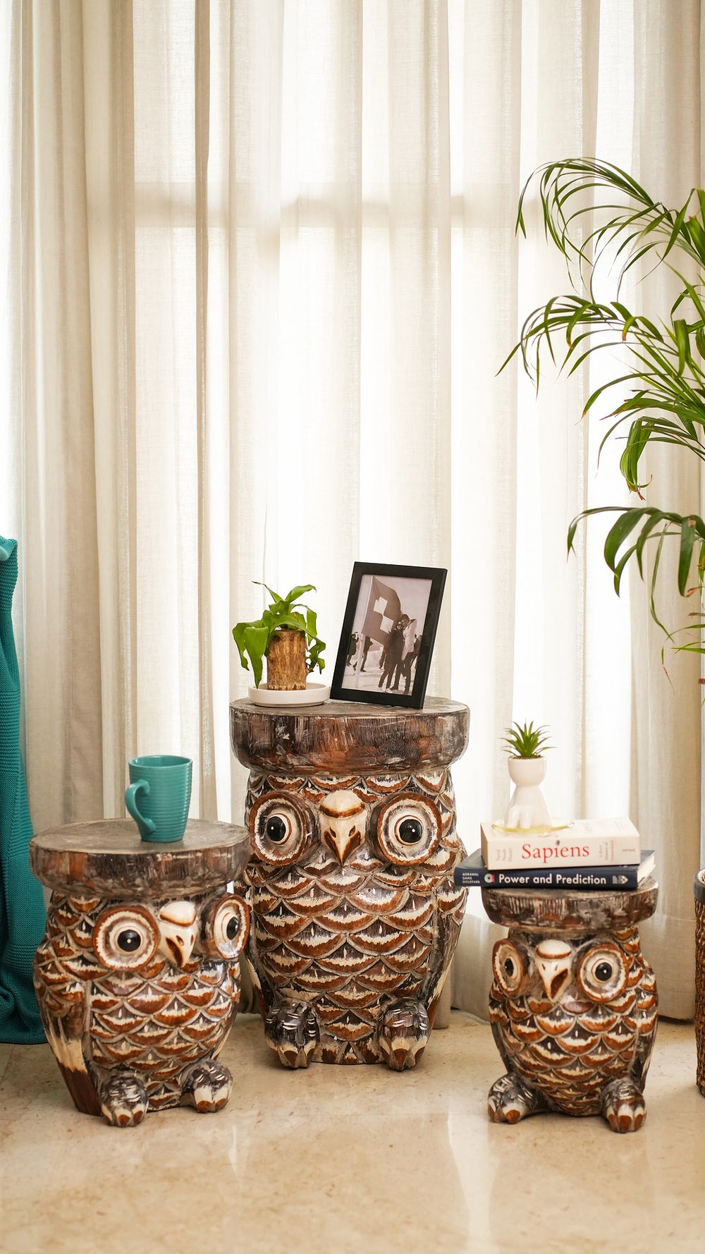 TIMBER KALA'S OWL TABLE FOR DECOR