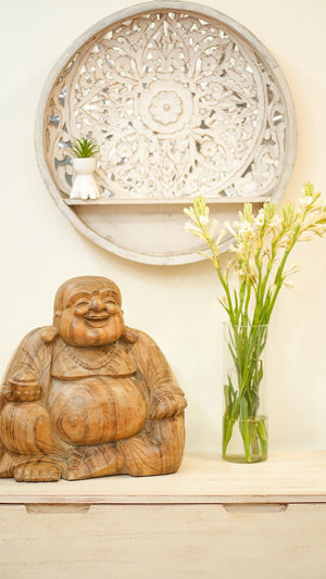 TIMBER KALA'S LAUGHING BUDDHA FOR DECOR