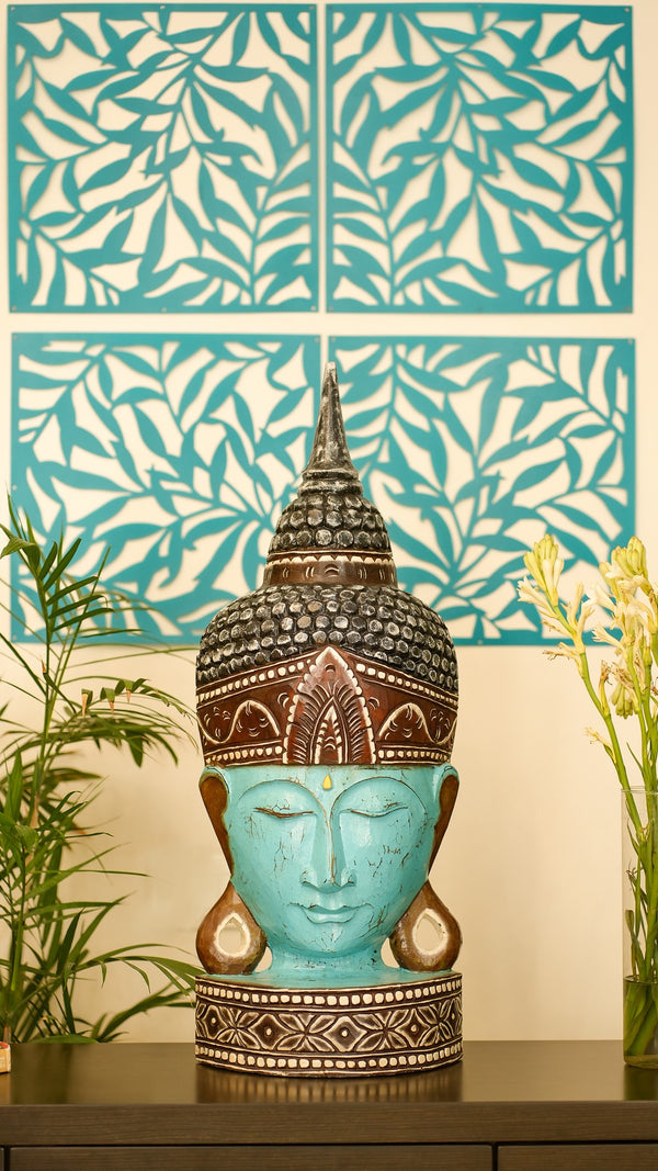 TIMBER KALA'S SAMSARA BUDDHA WITH BASE FOR DECOR