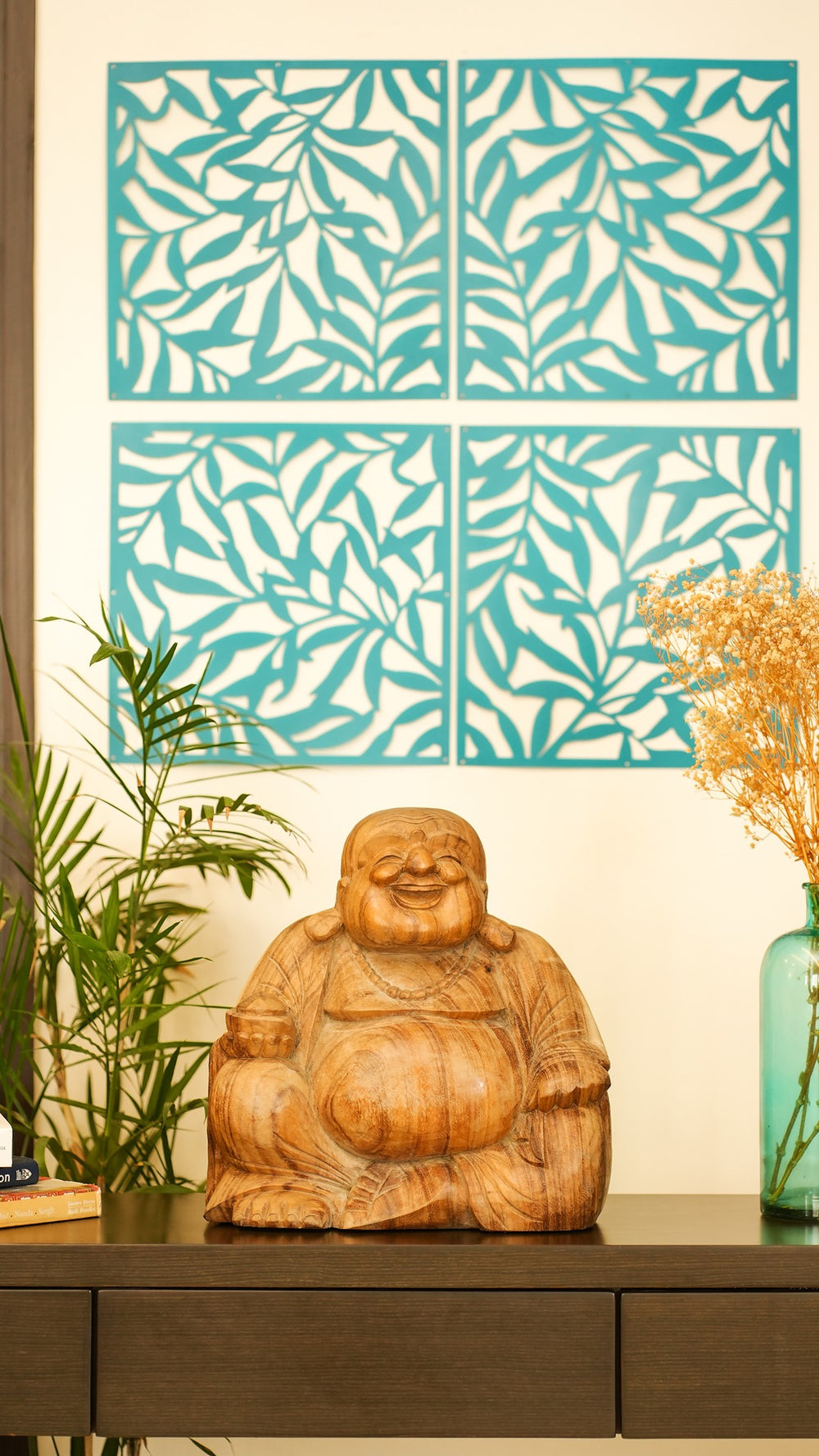 TIMBER KALA'S LAUGHING BUDDHA FOR DECOR