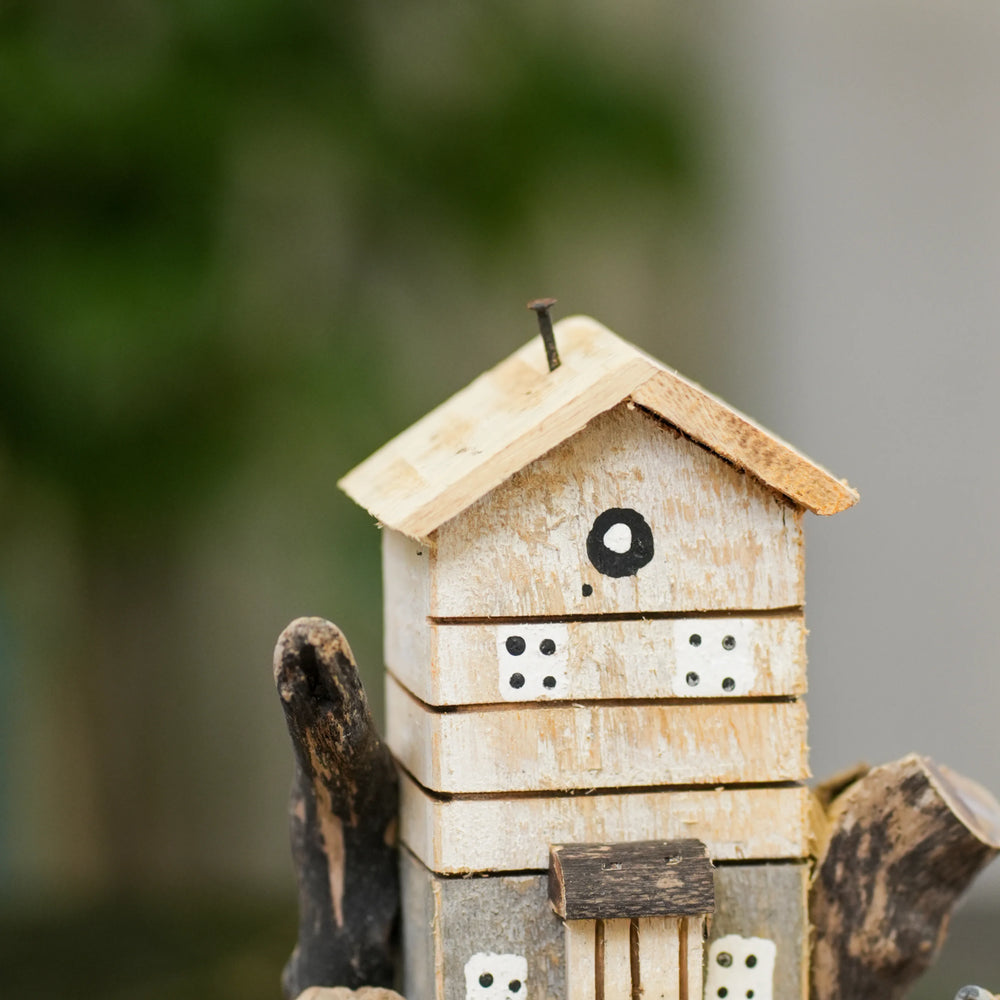 #DriftwoodWoodenHouseWithRoof