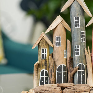 TIMBER KALA'S DRIFTWOOD VILLAGE DWELLINGS FOR DECOR