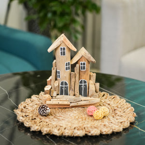 TIMBER KALA'S DRIFTWOOD TWIN DWELLINGS FOR DECOR