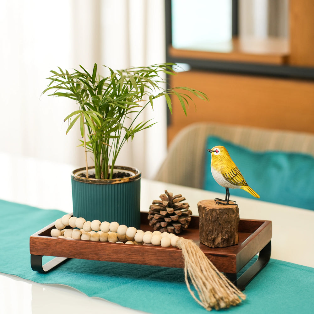 TIMBER KALA'S ORIENTALWHITE EYE BIRD FOR DECOR