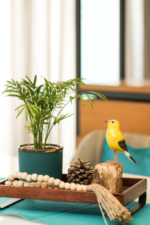 TIMBER KALA'S GOLD FINCH BIRD FOR DECOR