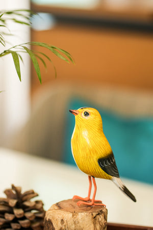 TIMBER KALA'S GOLD FINCH BIRD FOR DECOR