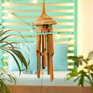 TIMBER KALA'S BIRD HOUSE CELESTIAL CHIMES FOR DECOR