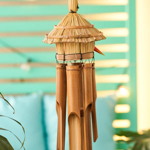TIMBER KALA'S BIRD HOUSE CELESTIAL CHIMES FOR DECOR