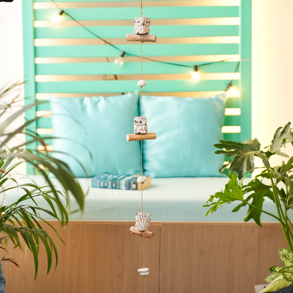 TIMBER KALA'S OWL HANGINGS FOR DECOR