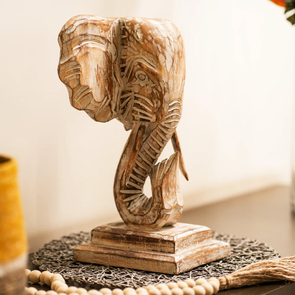 #WhiteWashGaneshaOnStand