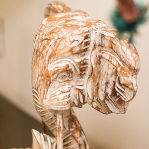 #WhiteWashGaneshaOnStand