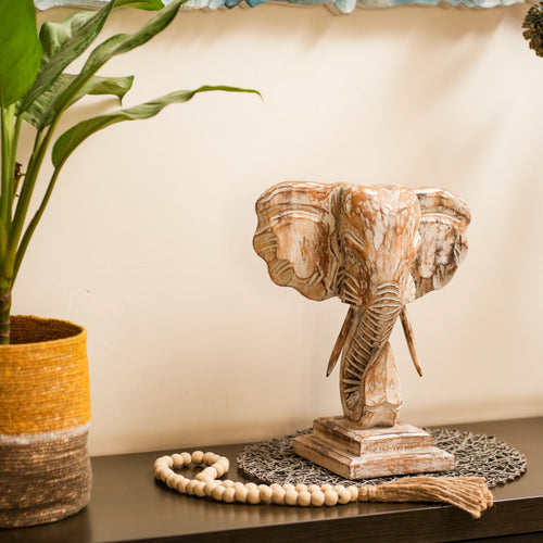 #WhiteWashGaneshaOnStand