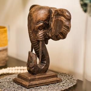 #BrownGaneshaOnStand