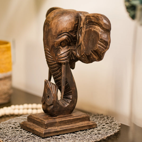 #BrownGaneshaOnStand