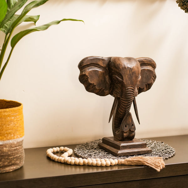 #BrownGaneshaOnStand