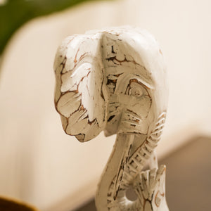 #WhiteGaneshaOnStand