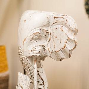 #WhiteGaneshaOnStand