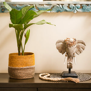 TIMBER KALA'S GANESHA'S ECHO ON STAND FOR DECOR