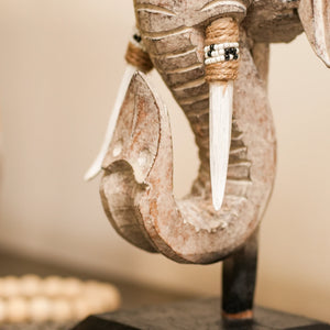 TIMBER KALA'S GANESHA'S ECHO ON STAND FOR DECOR