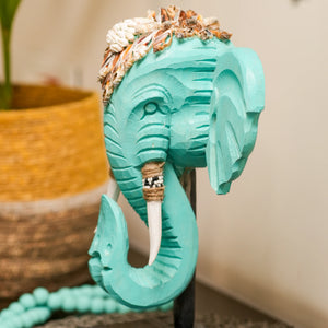TIMBER KALA'S GANESHA'S ECHO ON STAND FOR DECOR