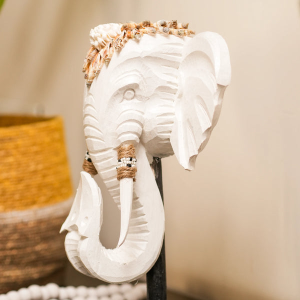TIMBER KALA'S GANESHA'S ECHO ON STAND FOR DECOR