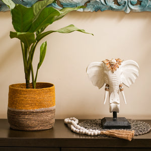 TIMBER KALA'S GANESHA'S ECHO ON STAND FOR DECOR