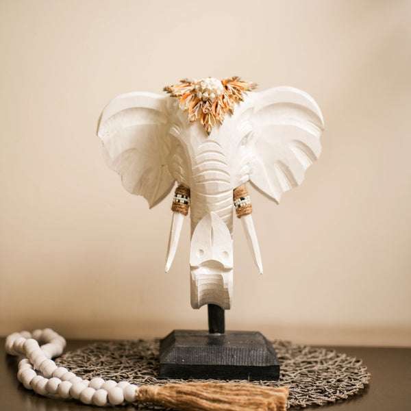 TIMBER KALA'S GANESHA'S ECHO ON STAND FOR DECOR