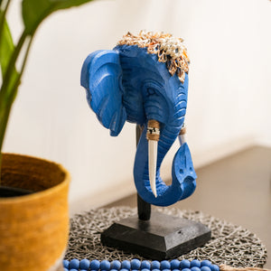 TIMBER KALA'S GANESHA'S ECHO ON STAND FOR DECOR