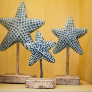 #BlueStarfishsetOfThree