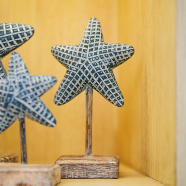 #BlueStarfishsetOfThree