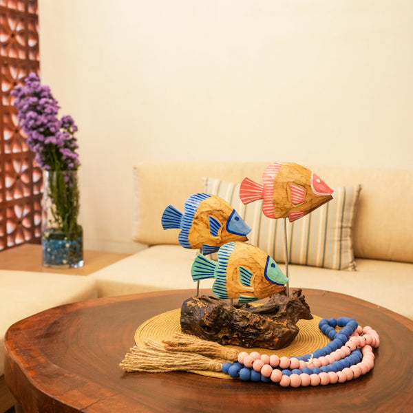 TIMBER KALA'S FISHY TRIO FOR DECOR