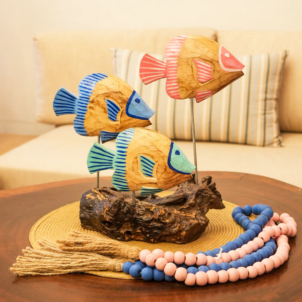 TIMBER KALA'S FISHY TRIO FOR DECOR
