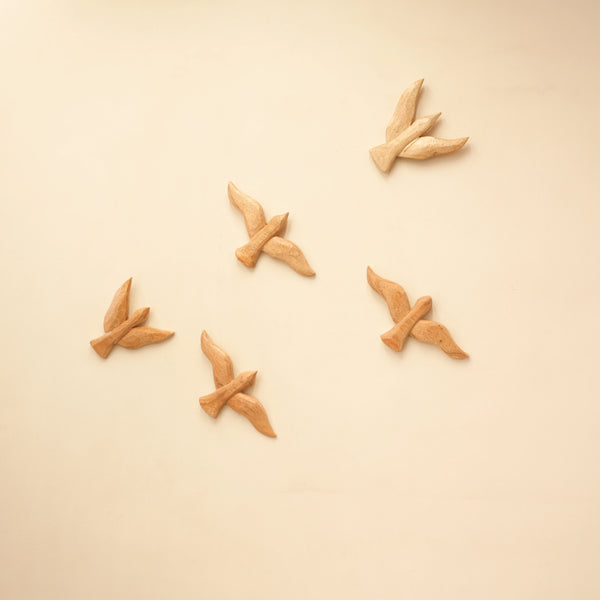 TIMBER KALA'S WOODEN SPARROW FOR DECOR