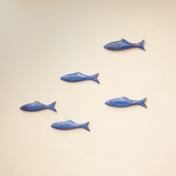 TIMBER KALA'S  SINGLE WOODEN FISH FOR DECOR