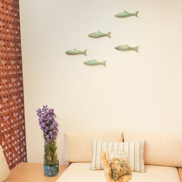TIMBER KALA'S  SINGLE WOODEN FISH FOR DECOR
