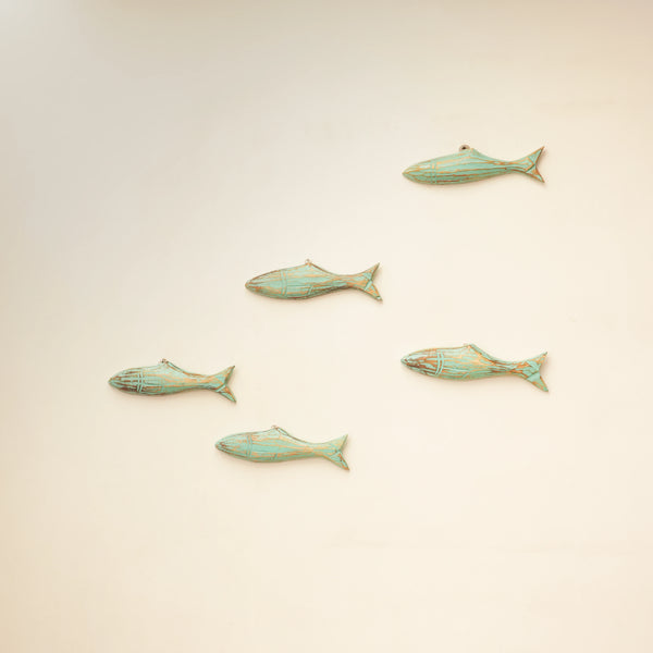 TIMBER KALA'S  SINGLE WOODEN FISH FOR DECOR