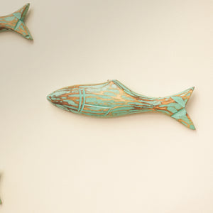 TIMBER KALA'S  SINGLE WOODEN FISH FOR DECOR